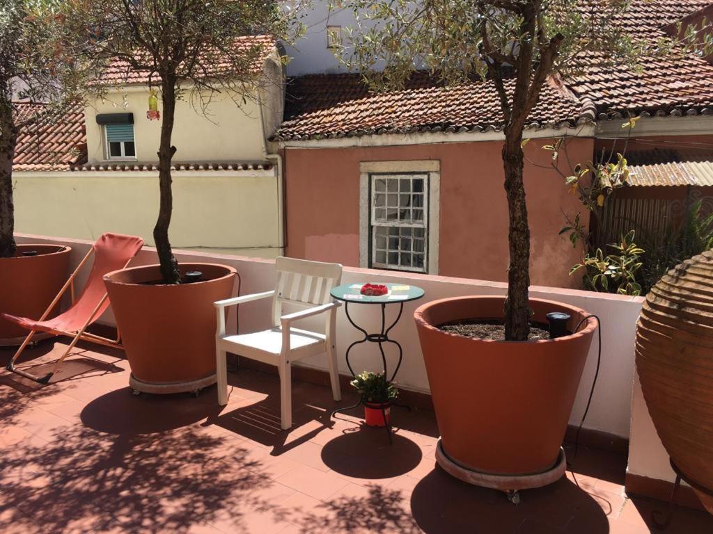 דירות ליסבון Costa Do Castelo Terrace, Em Rua Dos Lagares 8 מראה חיצוני תמונה